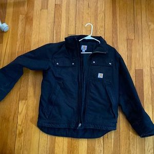 This is a wonderfully broken in Carhartt Men’s quick duck Jefferson jacket